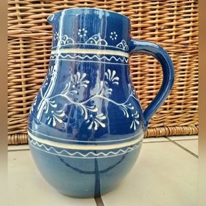 Vintage studio pottery jug / vase
